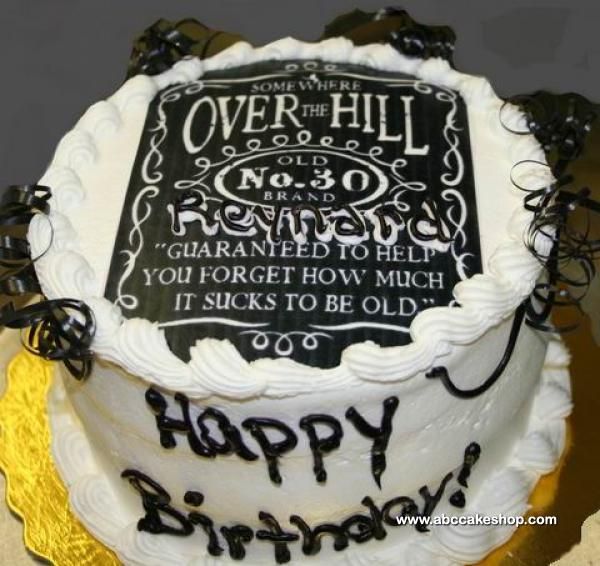 Jack Daniel's Cake Over the Hill