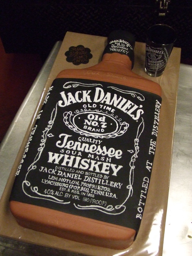 Jack Daniel's Happy Birthday Cake