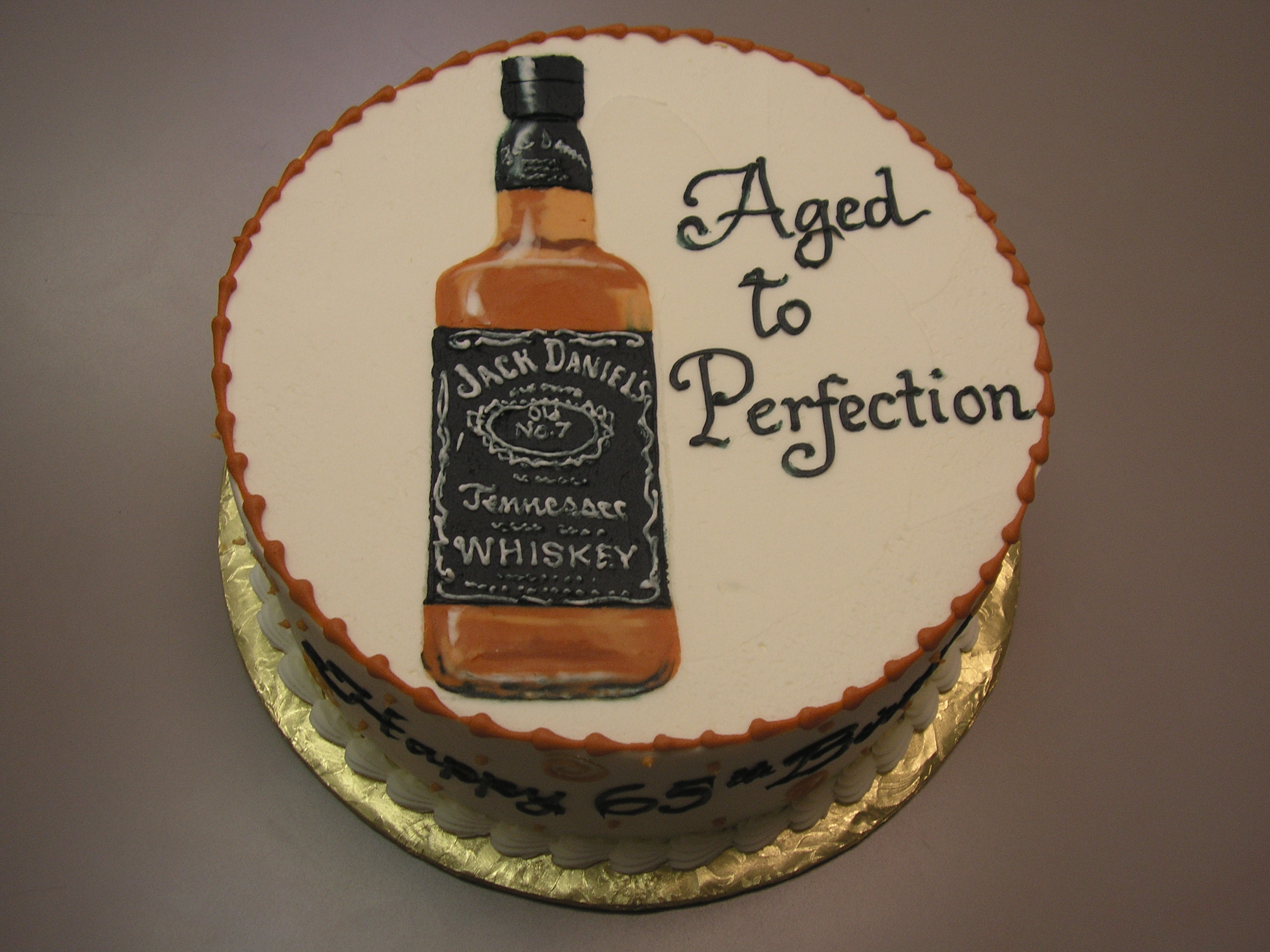 Jack Daniel's Happy Birthday Cake