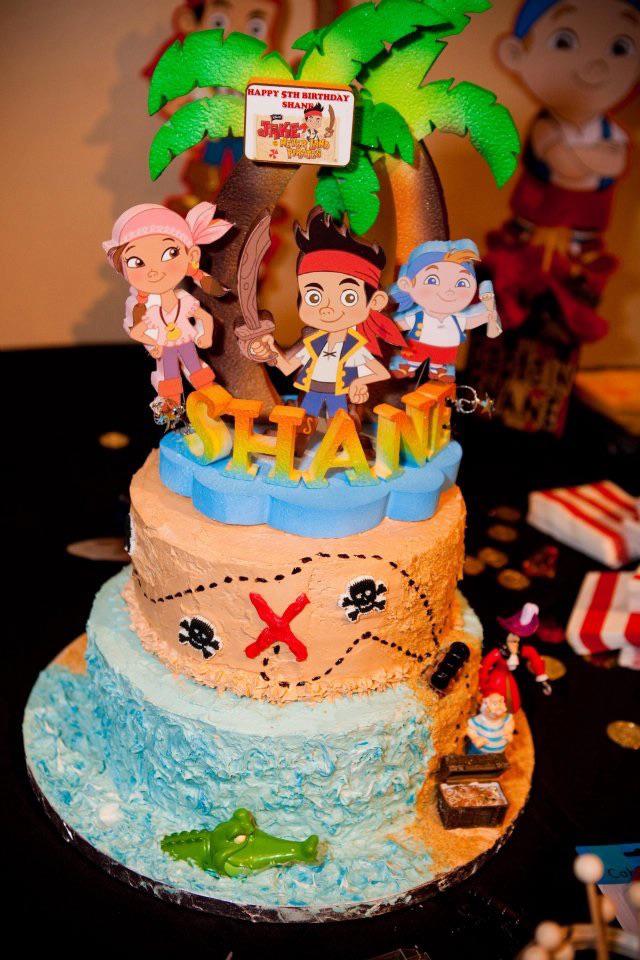 Jake and Neverland Pirates Cake Jake and Neverland Pirates Cake