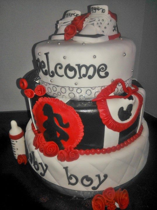 Jordan Baby Shower Cake Jordan Baby Shower Cake