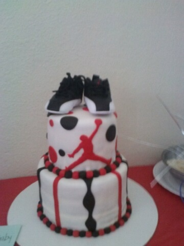 Jordan Baby Shower Cake Jordan Baby Shower Cake