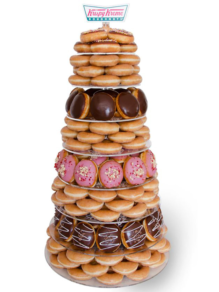 Krispy Kreme Donut Wedding Cake Krispy Kreme Donut Wedding Cake