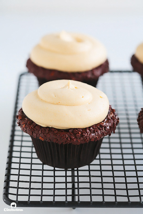 Lava Fudge Peanut Butter Cupcakes