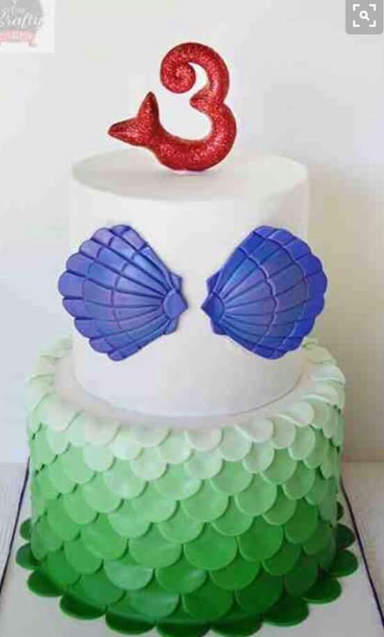 Little Mermaid Birthday Cake