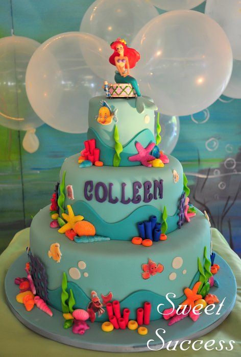 Little Mermaid Birthday Cake