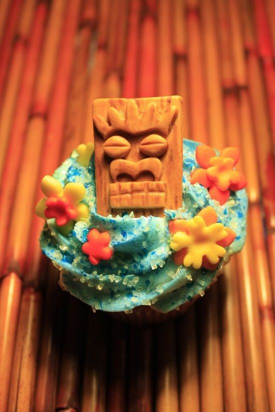 Luau Cupcakes