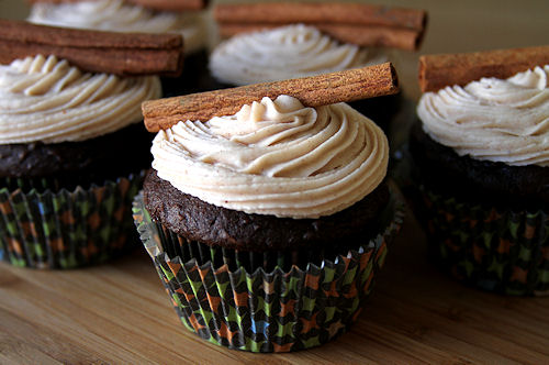 Mexican Hot Chocolate Cupcakes