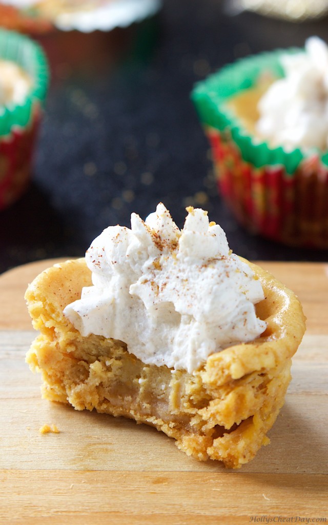 Mini Gingerbread Cheesecake Bites Mini Gingerbread Cheesecake Bites