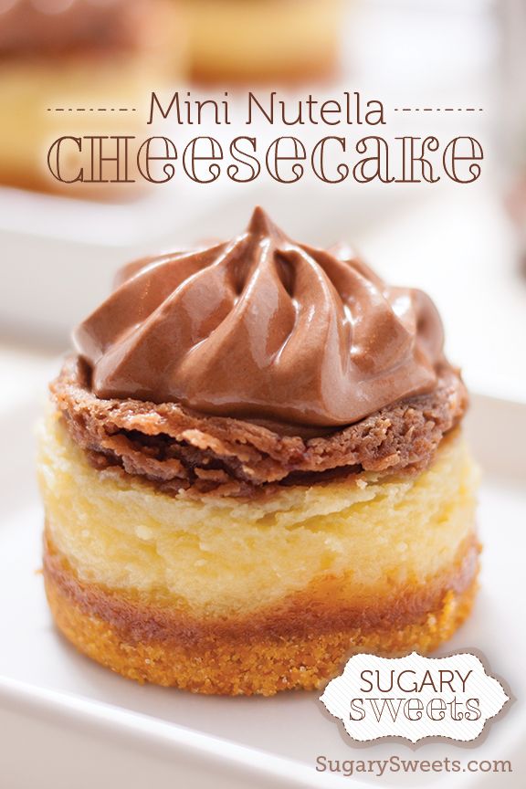 Mini Nutella Cheesecake Recipe Mini Nutella Cheesecake Recipe