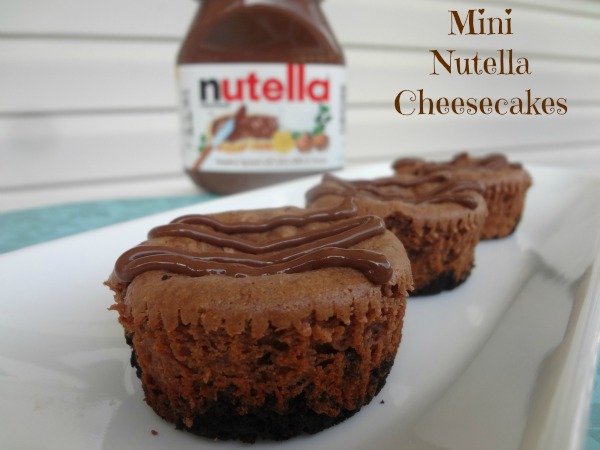 Mini Nutella Cheesecakes Mini Nutella Cheesecakes