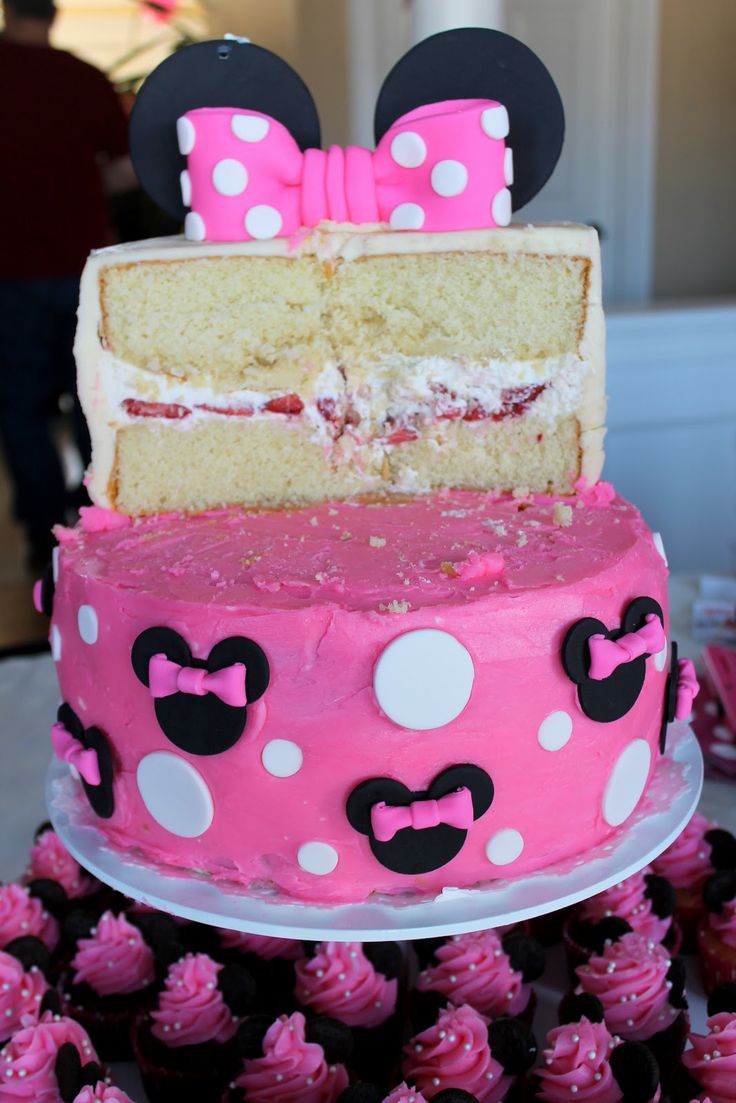 Minnie Mouse Birthday Cake Minnie Mouse Birthday Cake