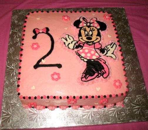 Minnie Mouse Sheet Cake