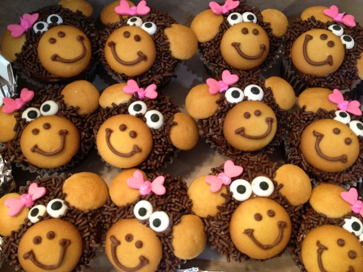 10 Photos of Monkey Birthday Cupcakes For Girls 10 Photos of Monkey Birthday Cupcakes For Girls