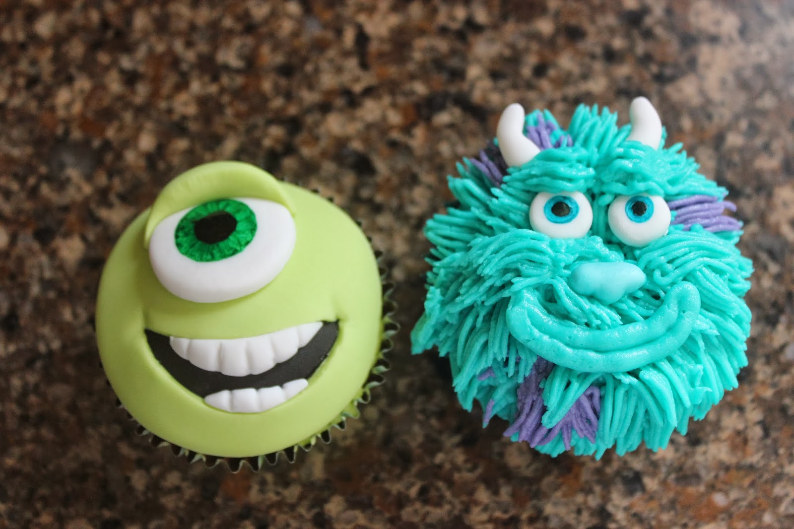 Monsters Inc Cupcakes