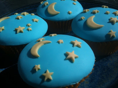 Moon and Star Cupcakes