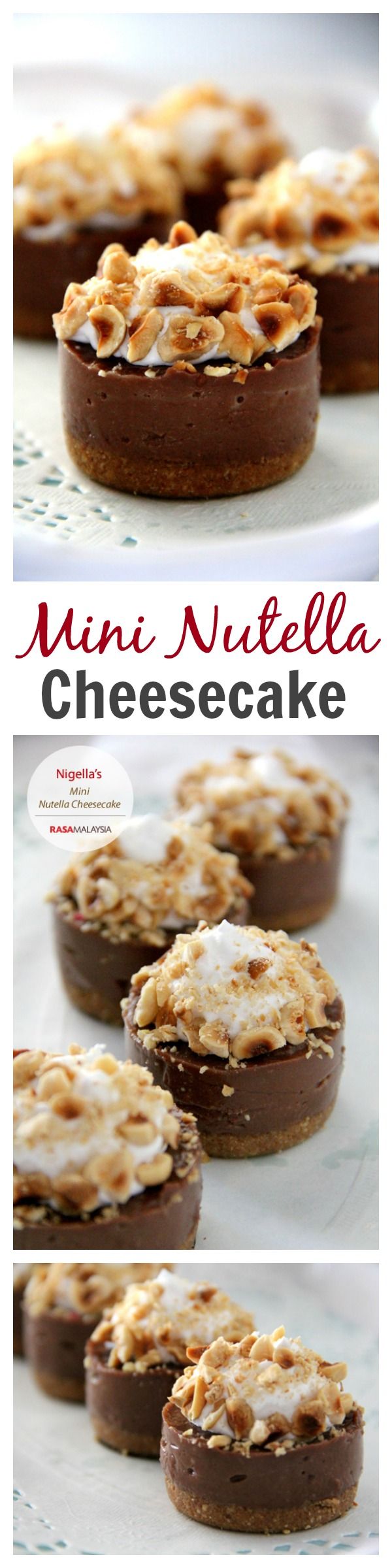 No-Bake Nutella Cheesecake No-Bake Nutella Cheesecake