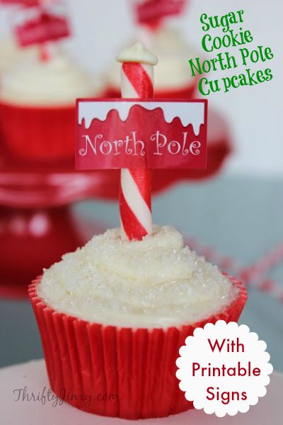 North Pole Cupcakes Recipe