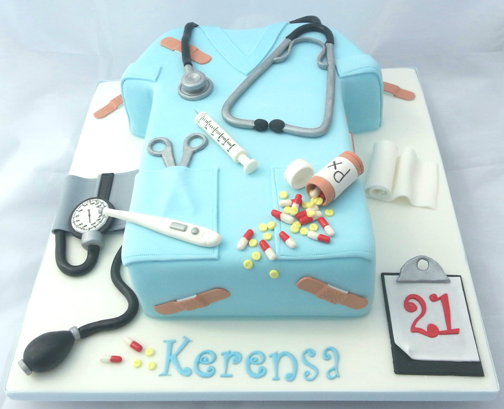 Nurse Birthday Cake