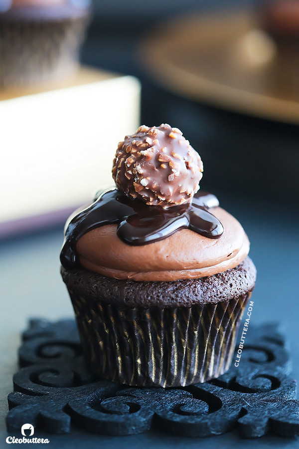 Nutella Lava Cupcakes