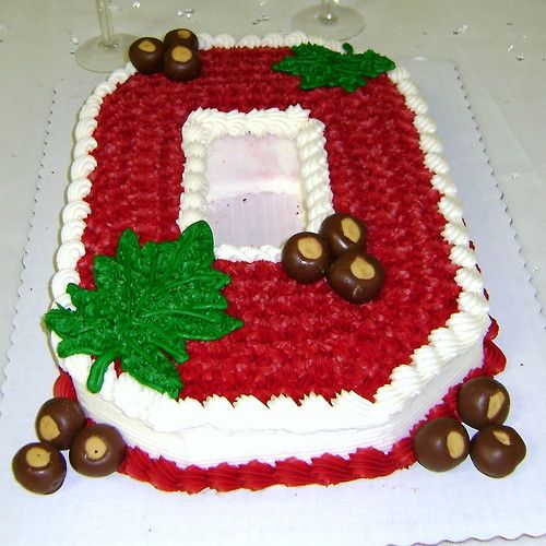 Ohio State Cake