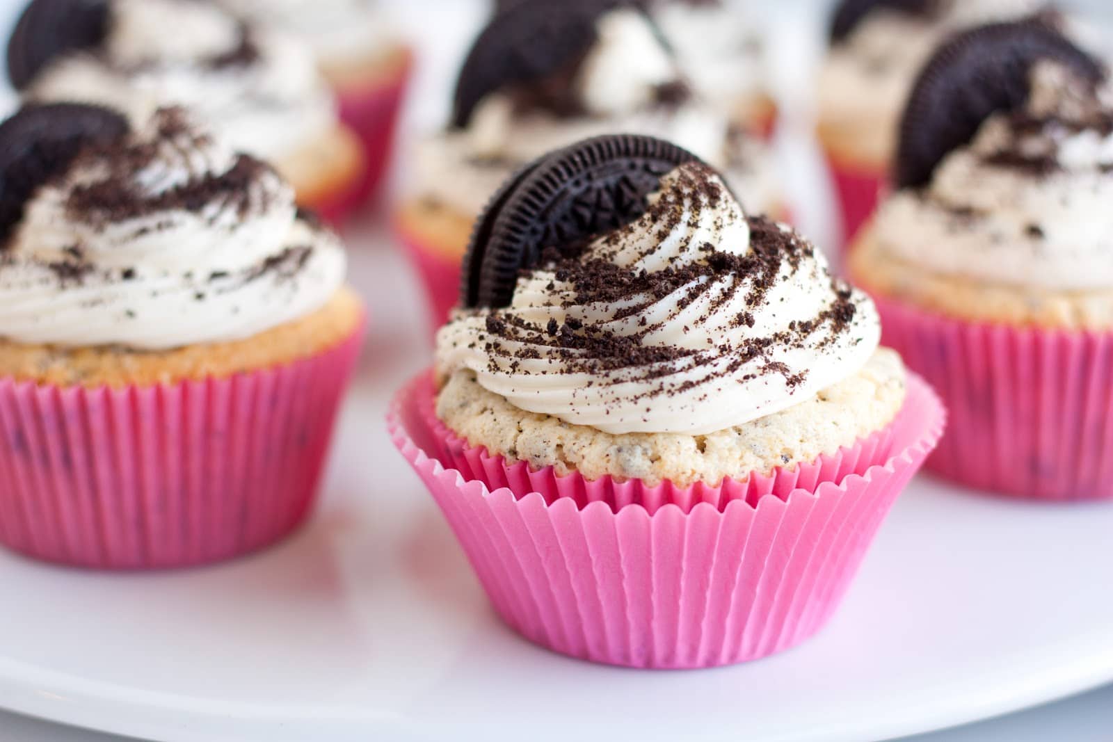 Oreo Cookies and Cream Cupcakes