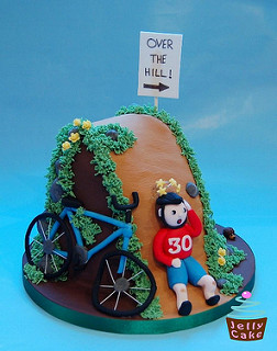 Over the Hill Birthday Cake Bicycle