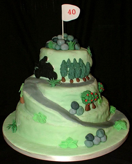 Over the Hill Birthday Cake