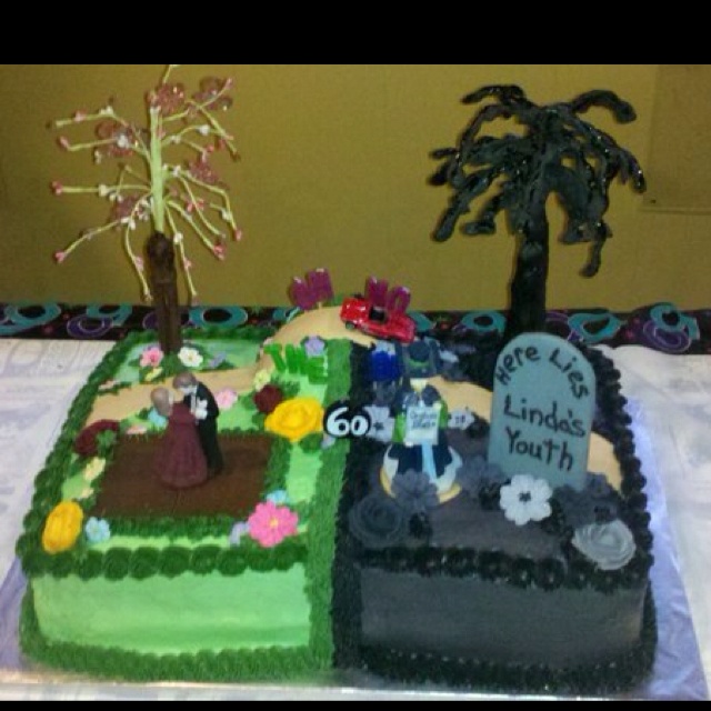 Over the Hill Theme Cakes