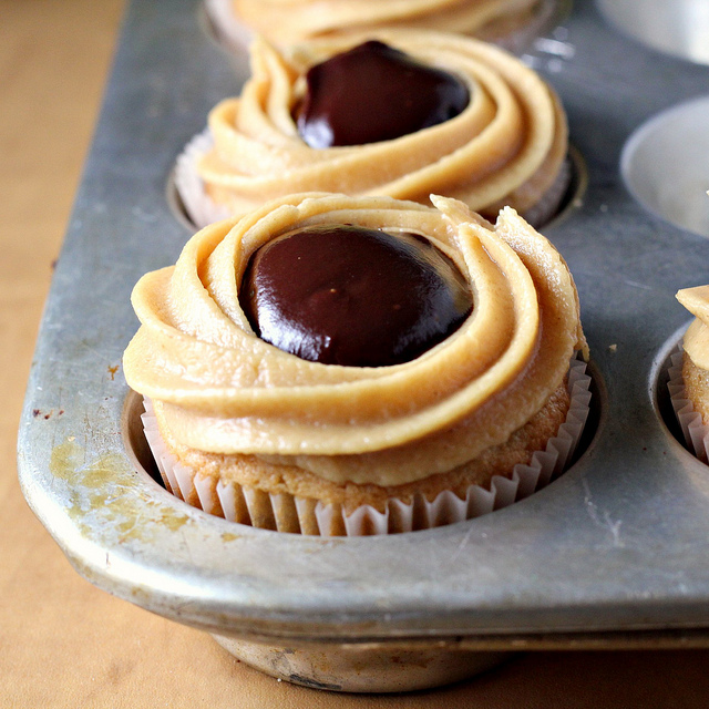 Peanut Butter and Jelly Cupcakes