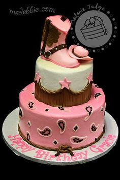 Pink Cowgirl Cake