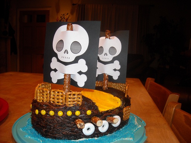 Pirate Birthday Cake