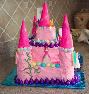 Princess Castle Birthday Cake