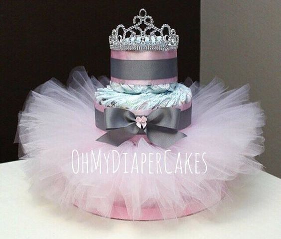 Princess Tutu for Baby Shower Diaper Cake Princess Tutu for Baby Shower Diaper Cake