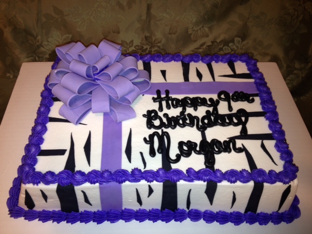 Purple Sheet Cake