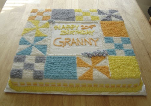 Quilt Birthday Cake Designs