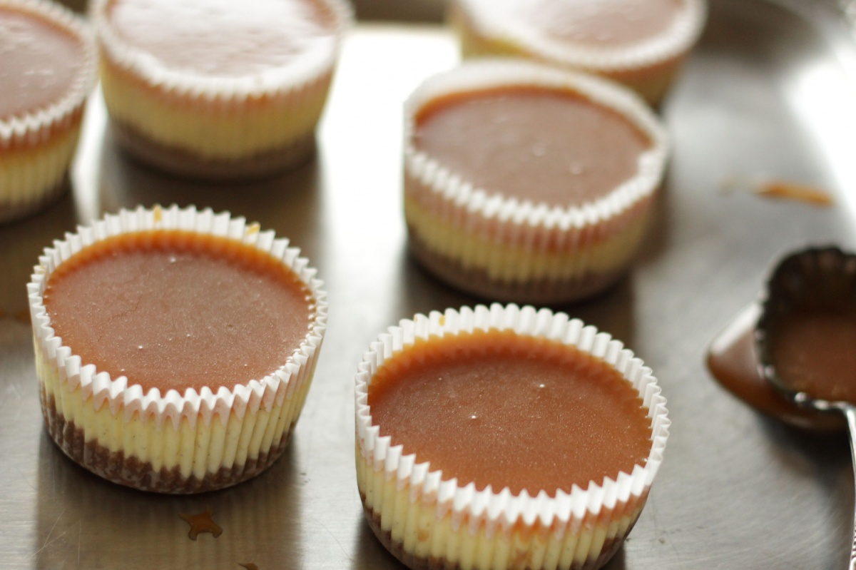 Salted Caramel Cheesecake Cupcakes