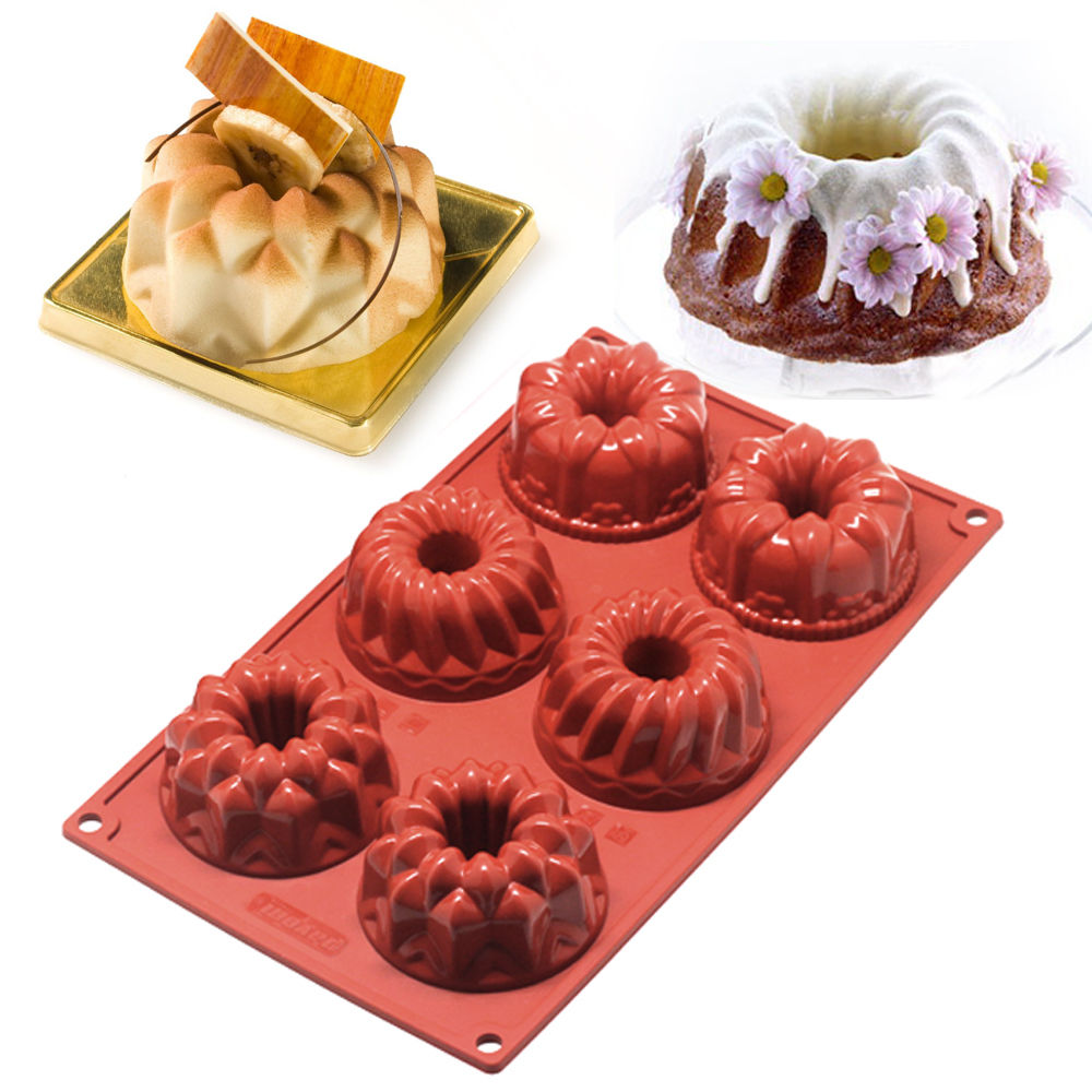 Silicone Mini Bundt Cake Pan