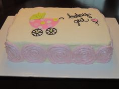 Simple Baby Shower Sheet Cakes Simple Baby Shower Sheet Cakes