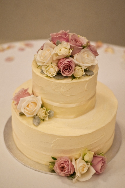 Small 2 Tier Buttercream Wedding Cakes