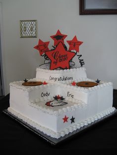 Sports Theme Graduation Cake Sports Theme Graduation Cake