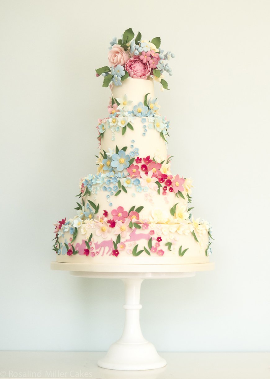 Spring Wedding Cake