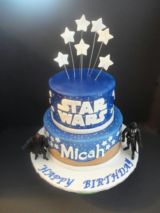 Star Wars Theme Birthday Cake