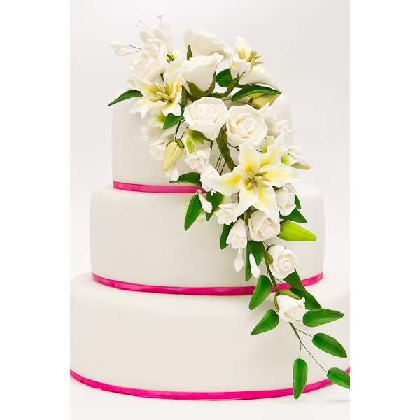 Sugar Flower Spray for Wedding Cakes