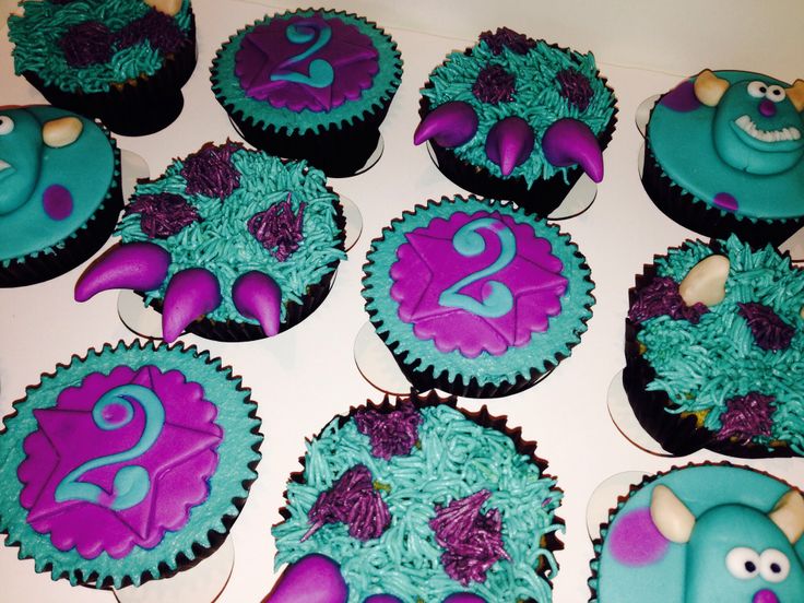 Sully Monsters Inc Cupcakes