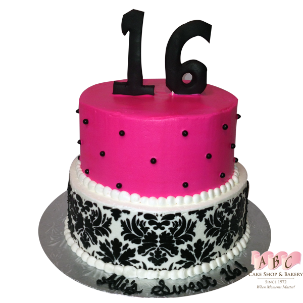 Sweet 16 Birthday Cakes 2 Layer