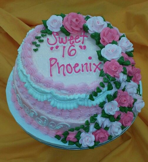Sweet 16 Cakes Single Layer