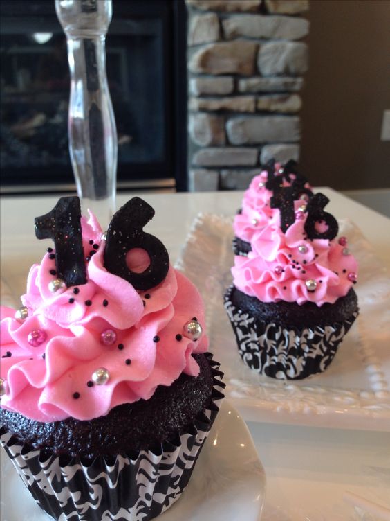 Sweet 16 Cupcake Ideas for Birthday Party