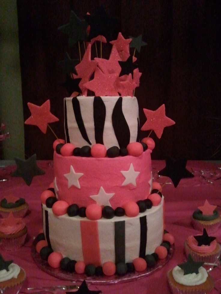 Sweet 16th Birthday Cake