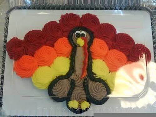 Thanksgiving Turkey Cake